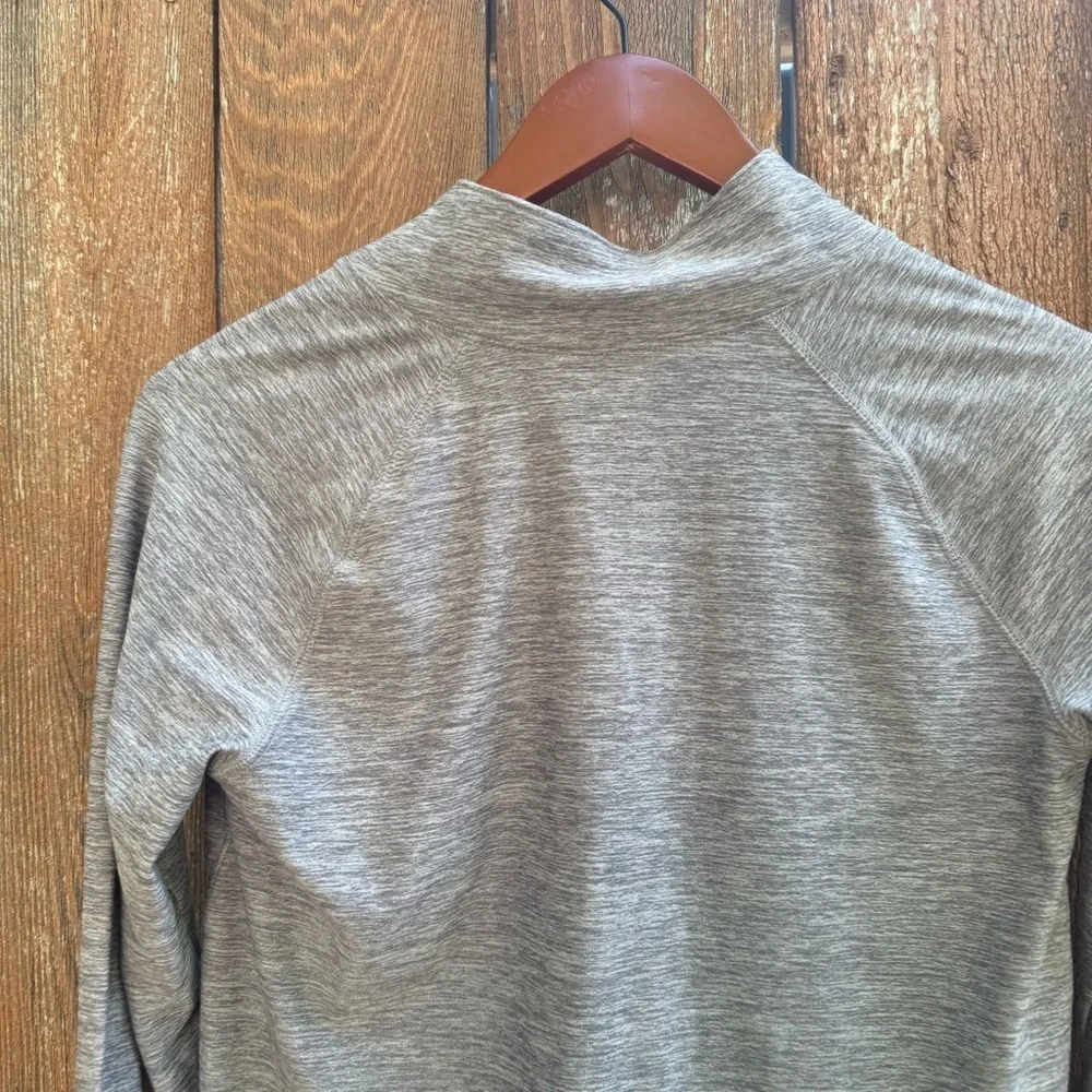 OLD NAVY Girls Gray Pullover 1/4 Zip Long Sleeve Sweatshirt Size 14